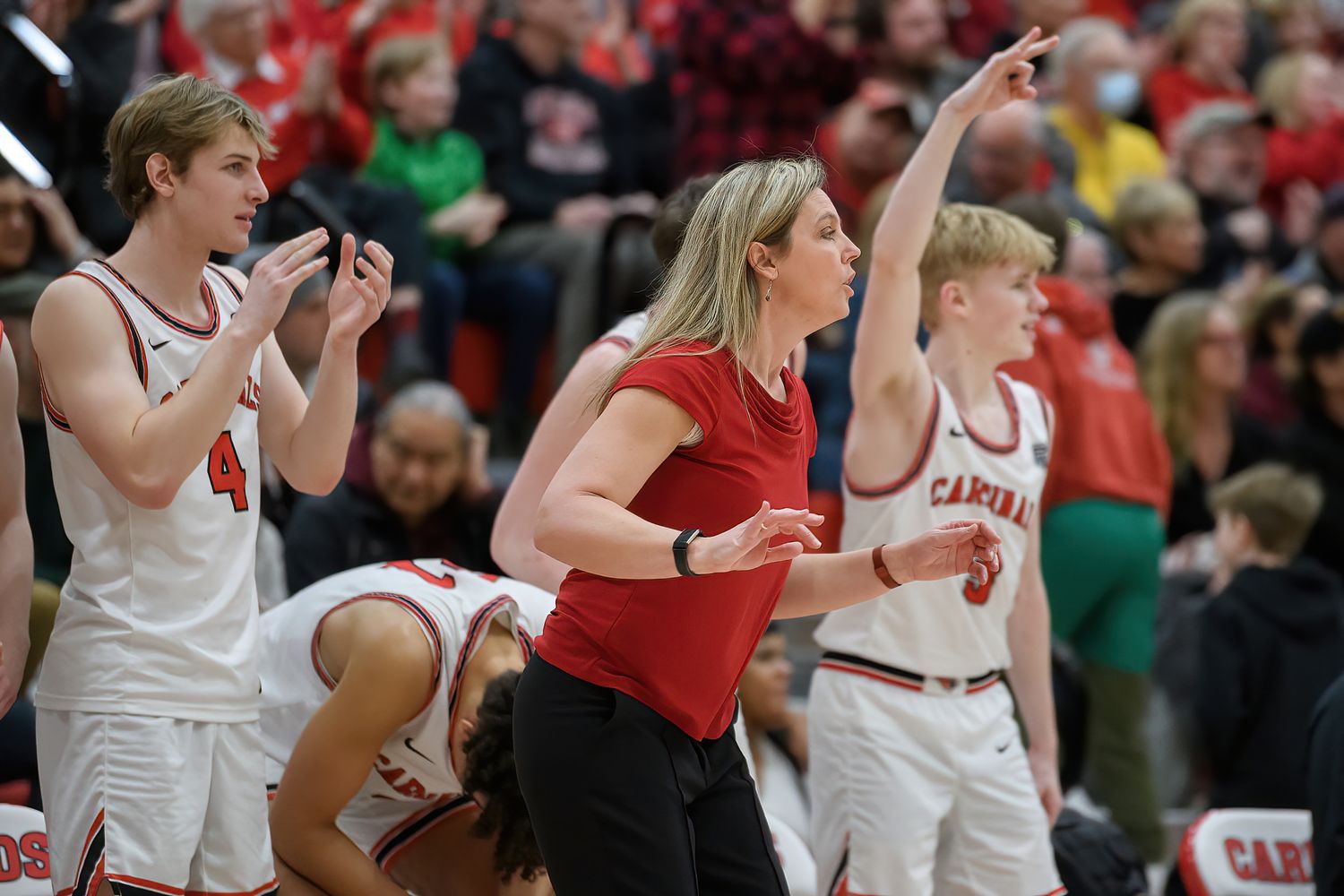 1 Lincoln vs Cleveland boys basketball 6A Oregon second round March 4 2023 Ken Waz 16